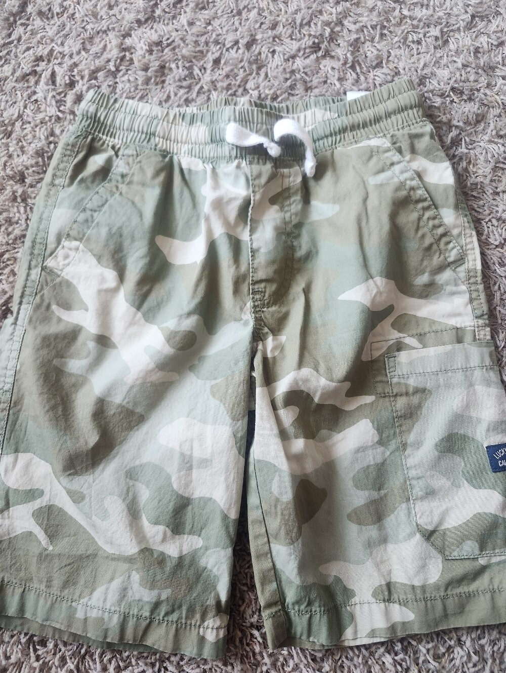 Lucky Btanf Camo Drawstring Shorts